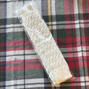Never Worn Amazon Cream Knit Leg Warmers